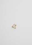 3D Diamond Triangle Earrings 02 15mm