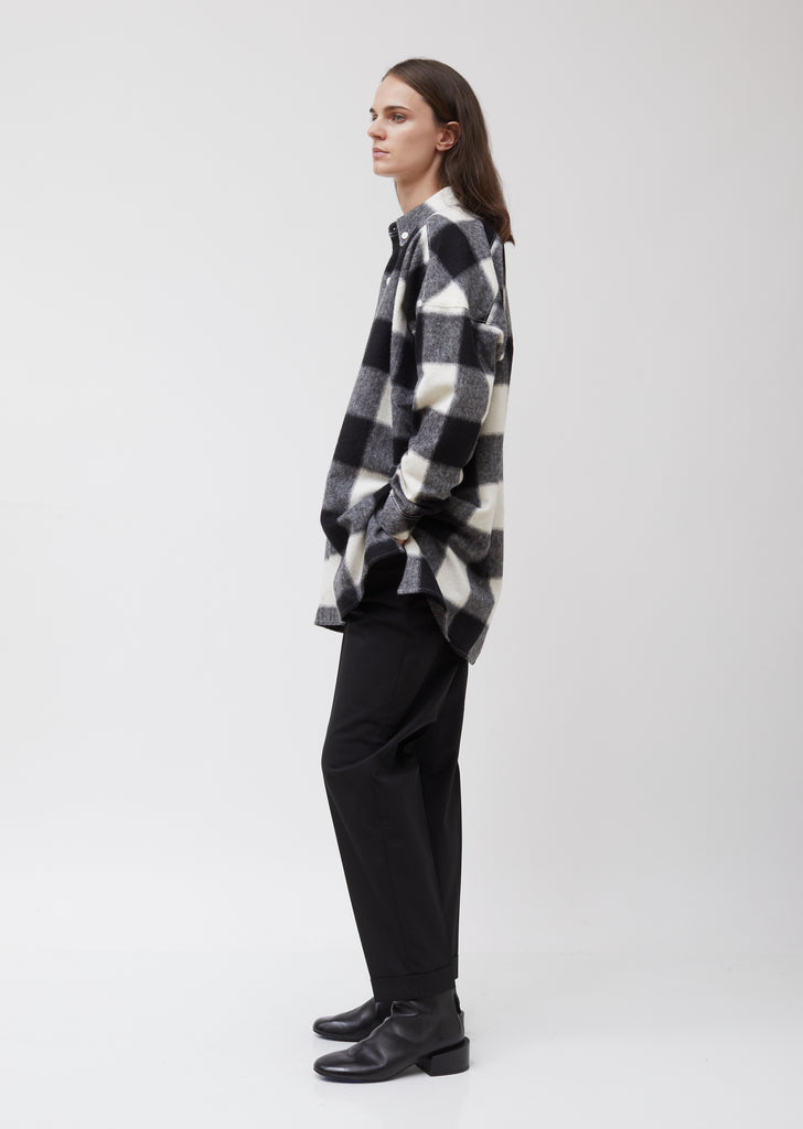 Black and White Checkered Pitch Shirt