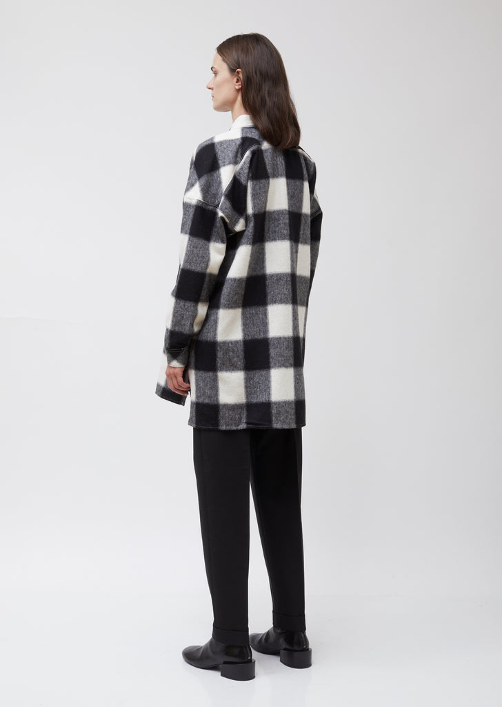 Black and White Checkered Pitch Shirt