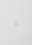 3D Triangle Earring — 25mm