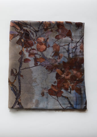 Hiver Wool Cashmere Silk Blend Scarf