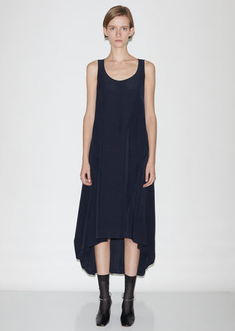 Masie Af - Textured Fluid Viscose and Linen Dress