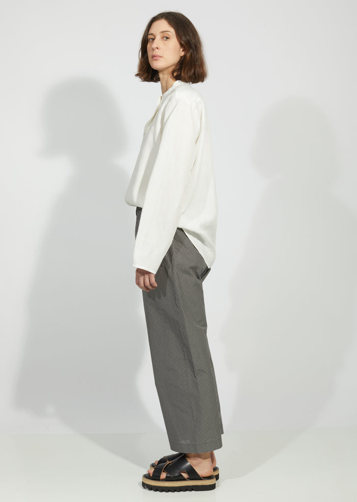 Elastic Waist Wide Casual Pants