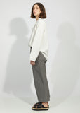Elastic Waist Wide Casual Pants
