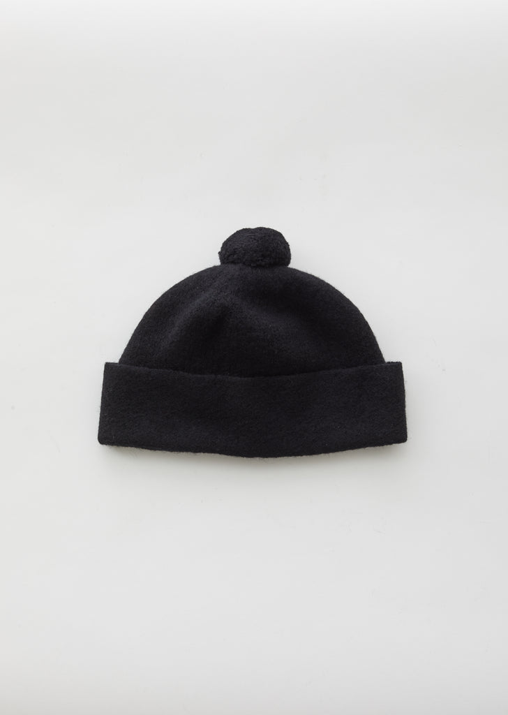 Black Felted Wool Hat