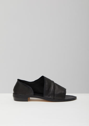 Cut-Out Leather Flats