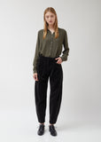 Black Velvet Alpha Pants
