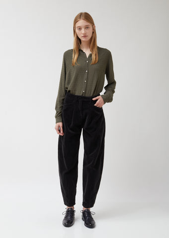Black Velvet Alpha Pants