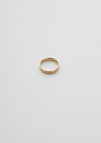 18K Classic Oval Ring — 3.0mm