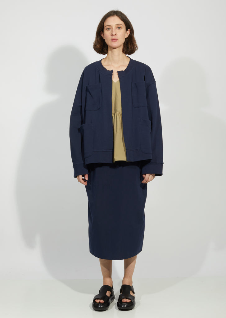 Patched Front Pockets Cardigan