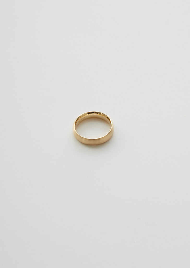 18K Classic Oval Ring — 4.5mm