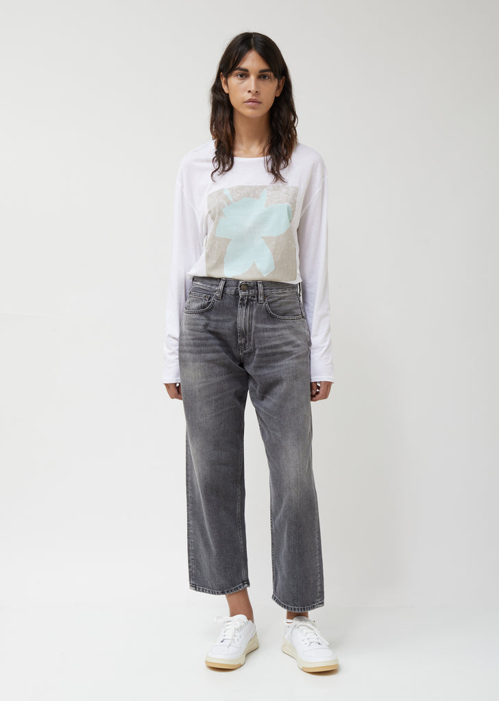 Grey Skater Jean