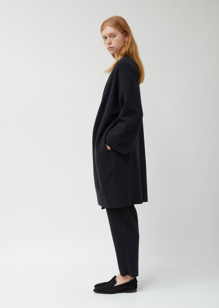 No Collar Wool Jacket – La Garçonne