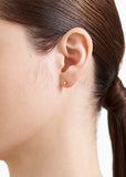 Diamond Twist Pin Earring 01, Single