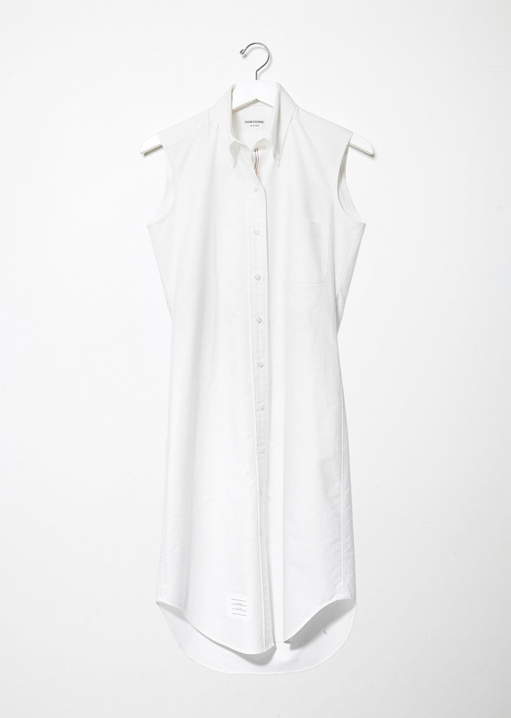 Oxford Sleeveless Shirtdress