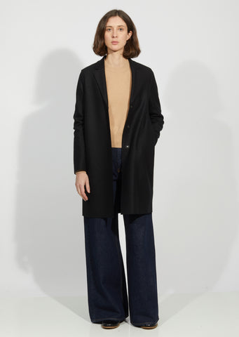 Wool Cocoon Coat