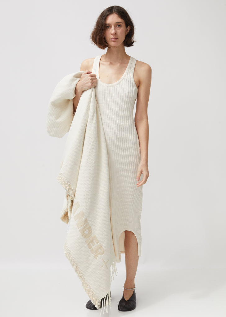 Beach Blanket with Fringes & Logo