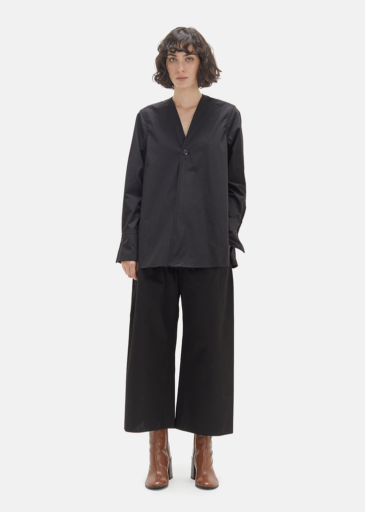 Cotton Wrap Over Shirt