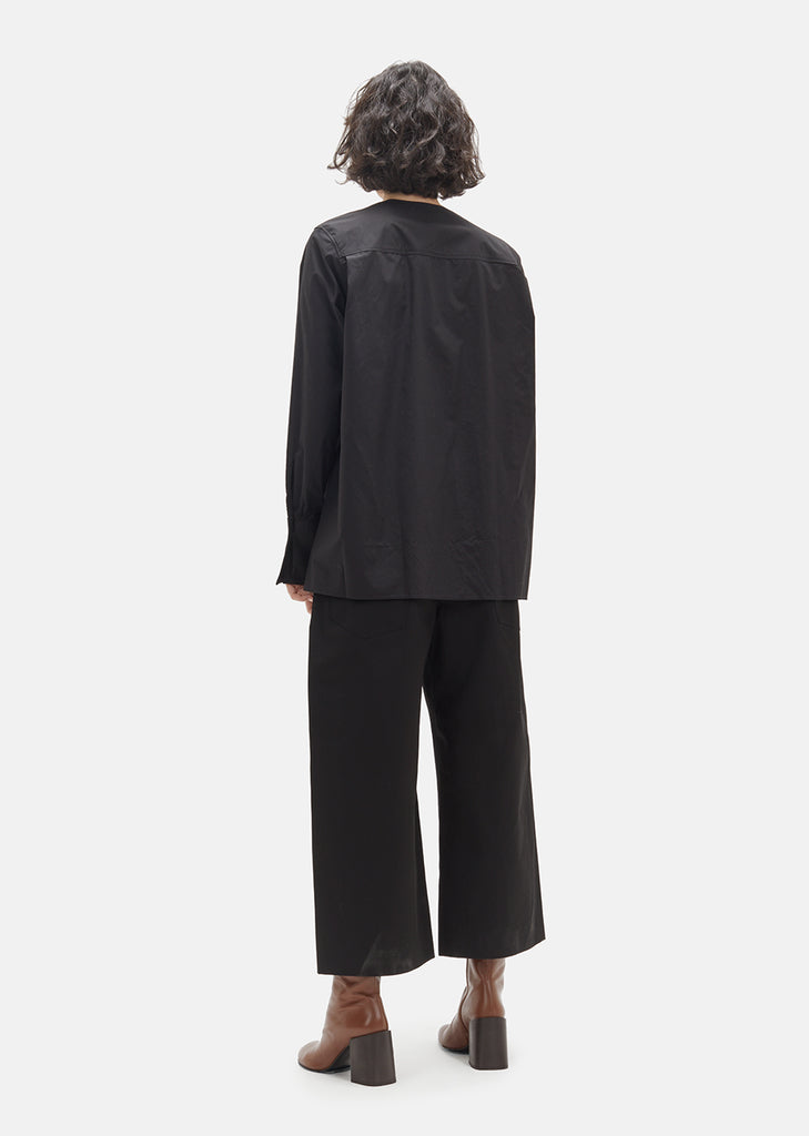 Cotton Wrap Over Shirt