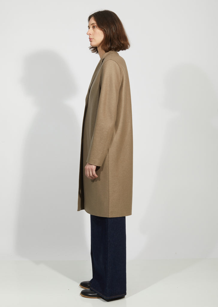 Light Pressed Wool Coat