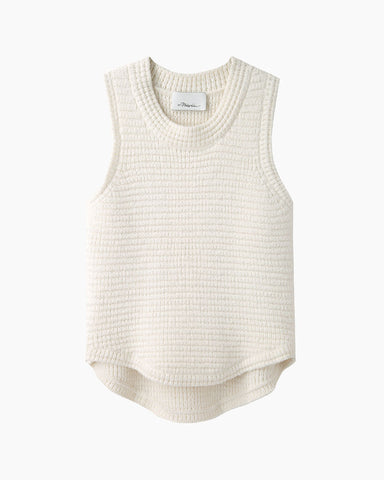Bubble Stitch Chenille Vest