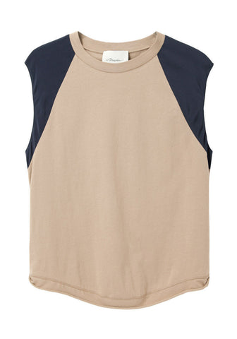 Colorblocked Baseball Tank