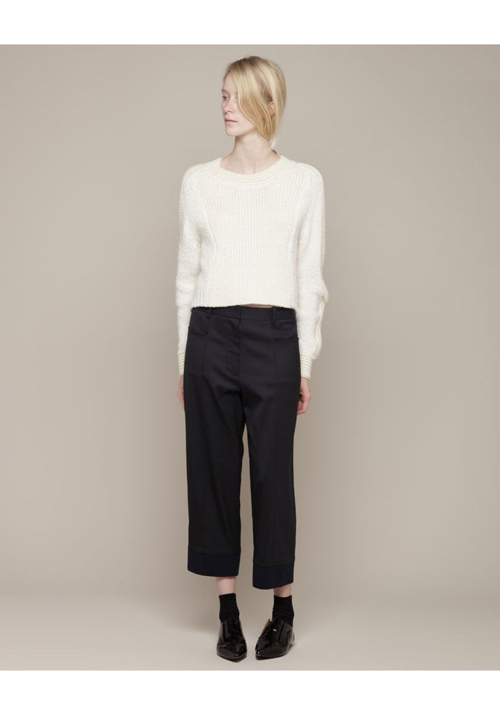 Cropped Body Mapped Pullover