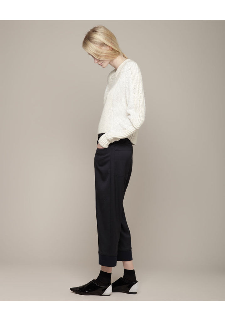 Cropped Body Mapped Pullover