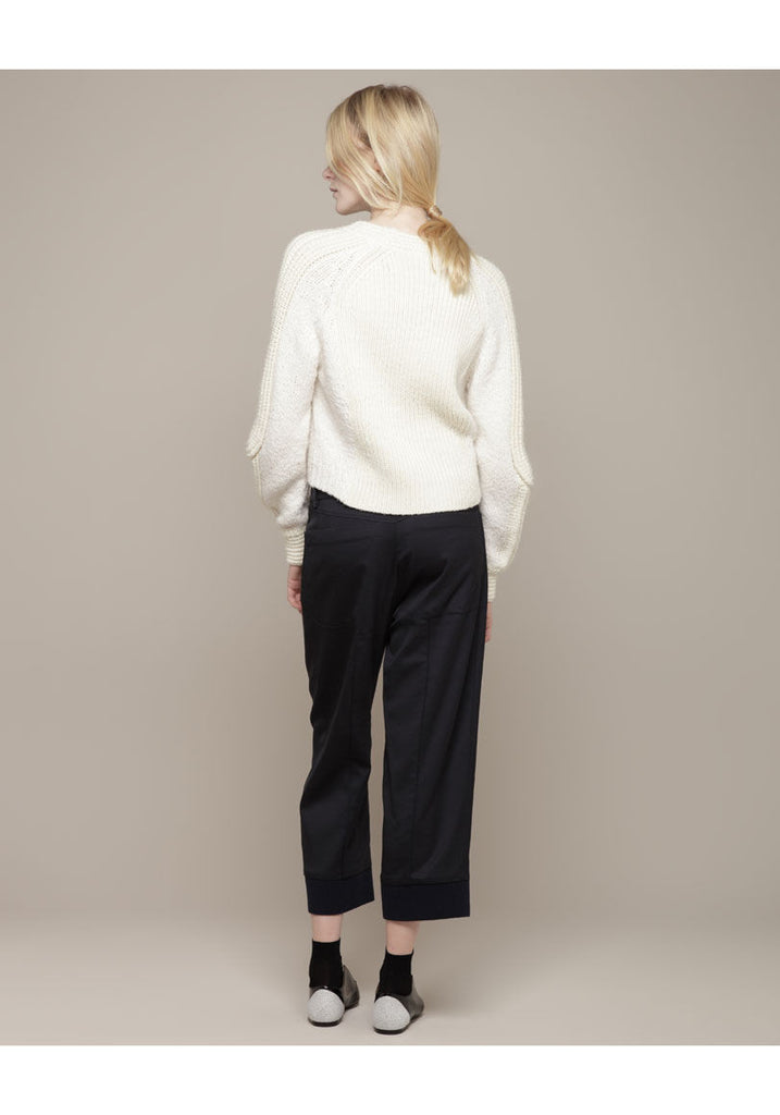 Cropped Body Mapped Pullover