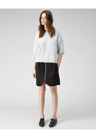 Cropped Crewneck Pullover