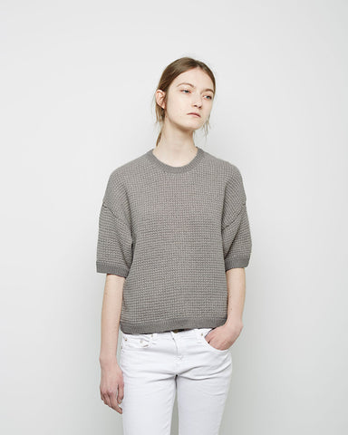 Cropped Crewneck Pullover