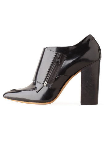 Delia Zip Monk Strap Heel