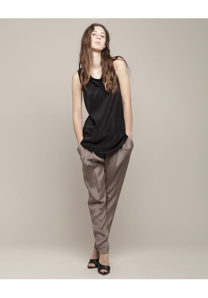 Draped Pocket Trouser