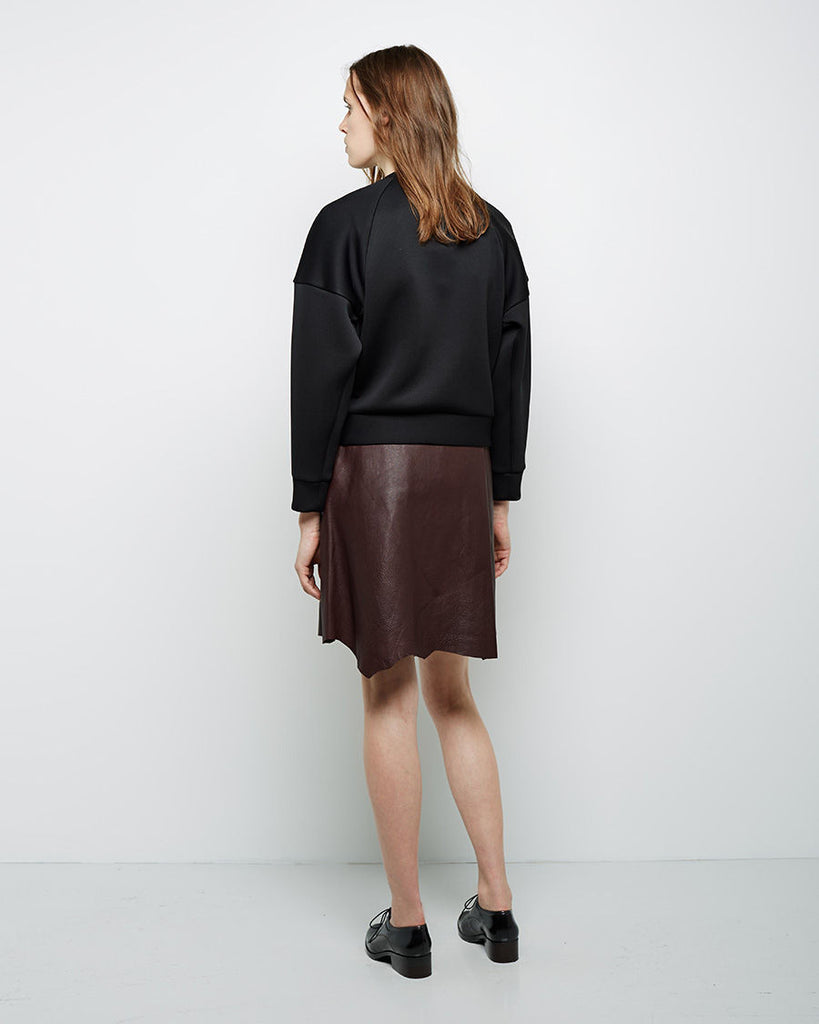 Dropped Shoulder Cropped Poodle Sweatshirt