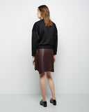 Dropped Shoulder Cropped Poodle Sweatshirt