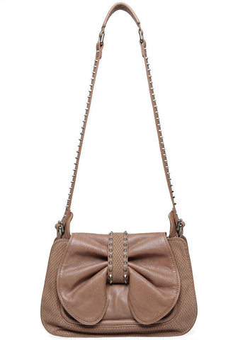 Embossed "Edie" Bow Bag