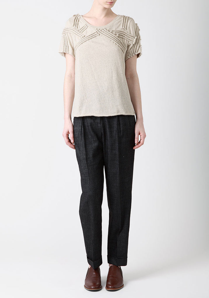 Embroidered Rope Tee