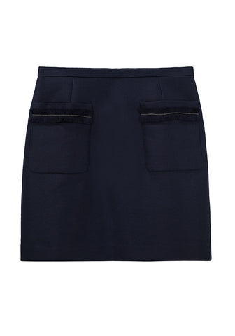 Fringe Pocket Mini Skirt