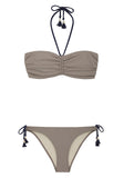 Halter Bandeau Bikini Set