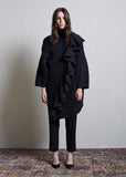 Handknit Ruffle Coat