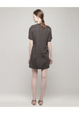 Henley Dress w/ Side Zipper