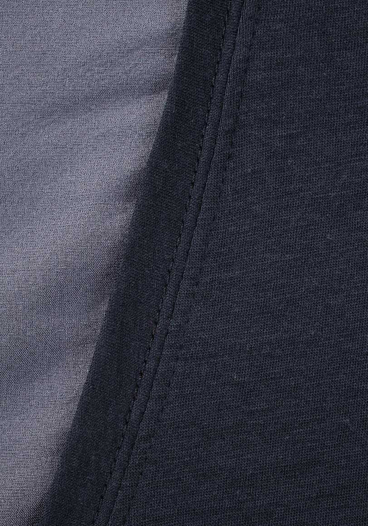 T-Shirt w/ Chiffon Insert