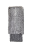 Knitted Rabbit Fur Scarf