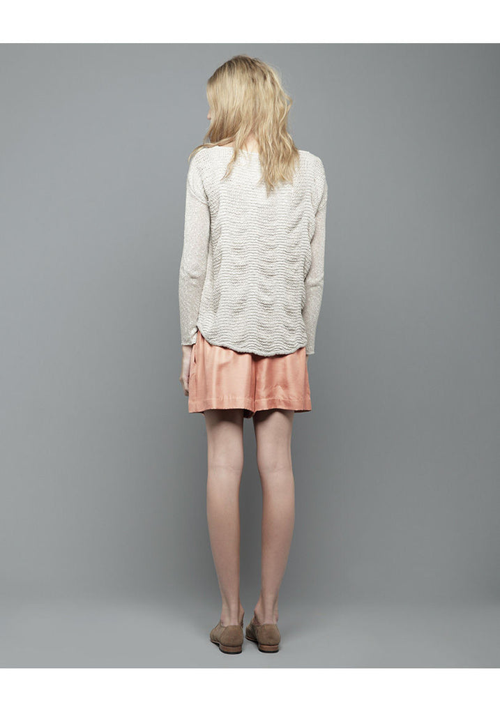 Knot Front Pleated Short