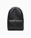 Leather Name Drop Backpack