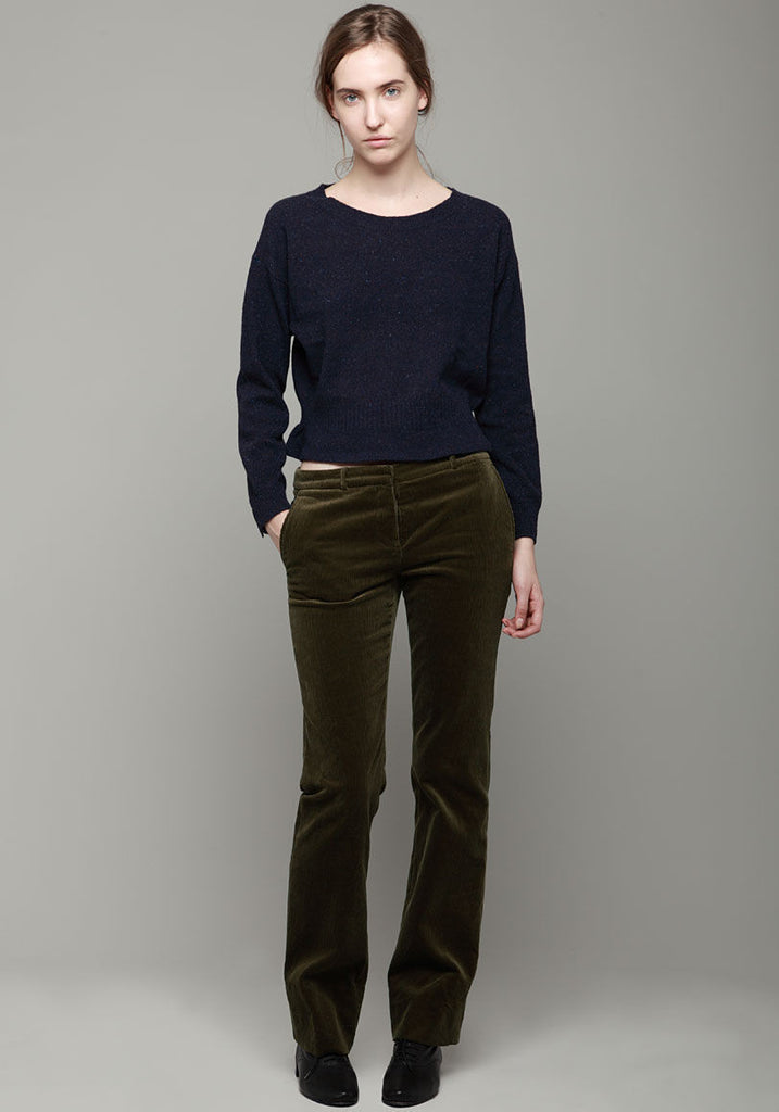 Merino Tweed Boxy Pullover