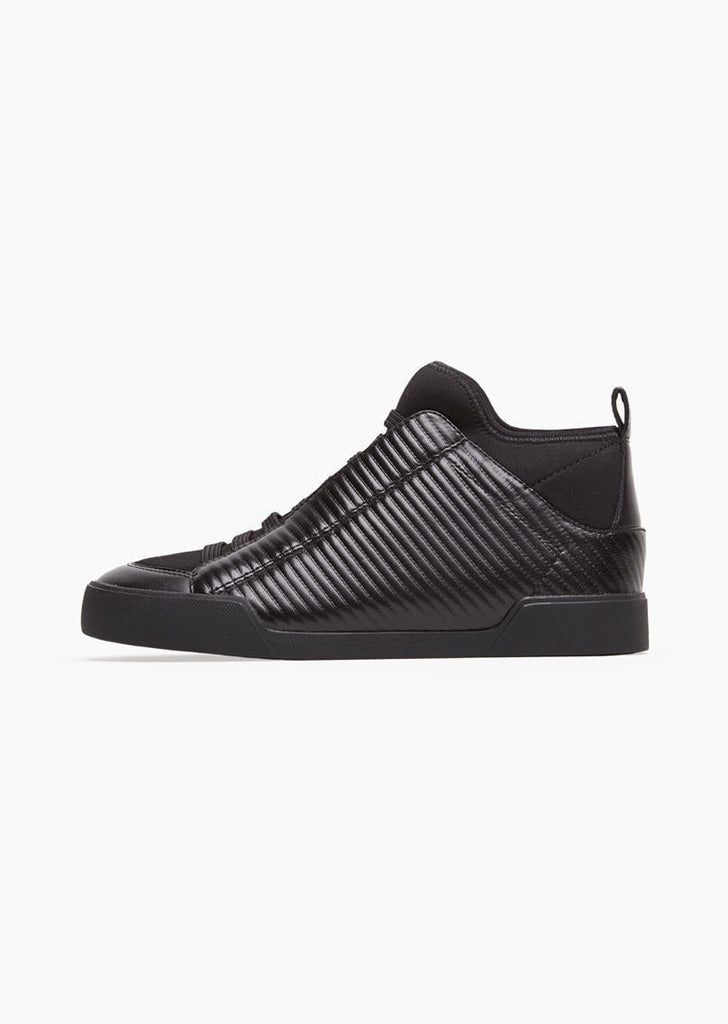 Quilted Morgan High-Top Sneaker
