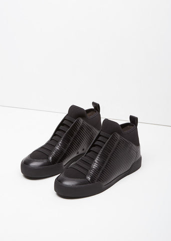 Quilted Morgan High-Top Sneaker