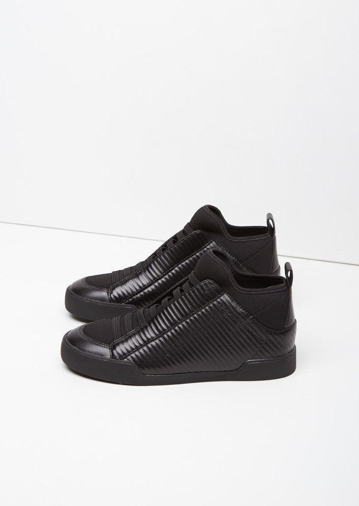 Quilted Morgan High-Top Sneaker