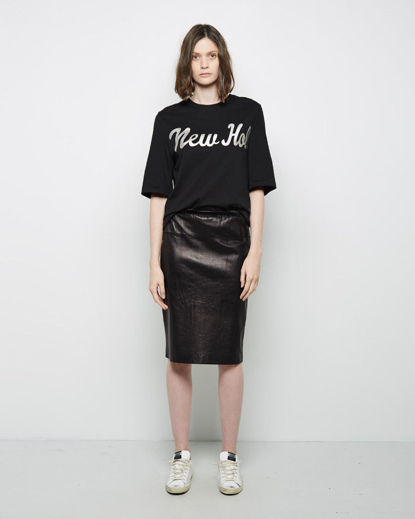 Oversized Foil Print Tee
